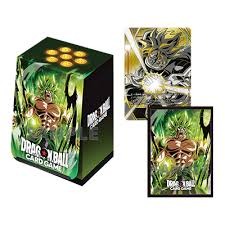DBS FUSION WORLD CARD CASE AND CARD SLEEVES SET 4 BROLY